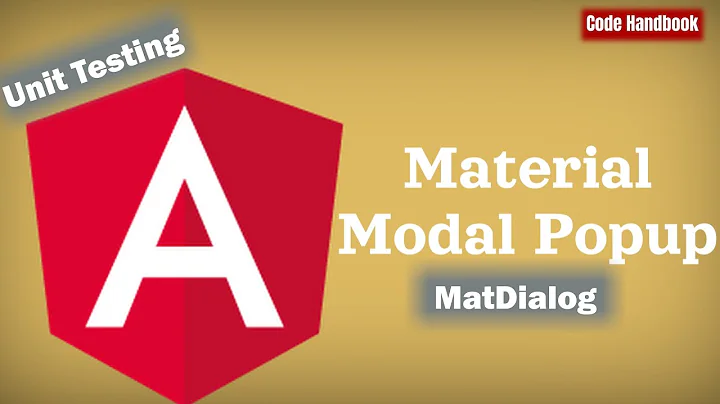 Unit Testing Angular Component With Material Dialog | MatDialog | Jasmine | Karma | With Source Code