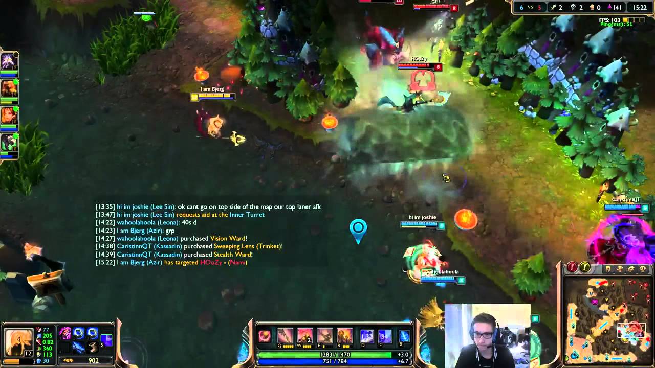 Bjergsen duo with WildTurtle   Azir vs Jayce   Mid 3213