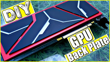 How to make a custom GPU Backplate - Progress 3 Corsair Case Mod