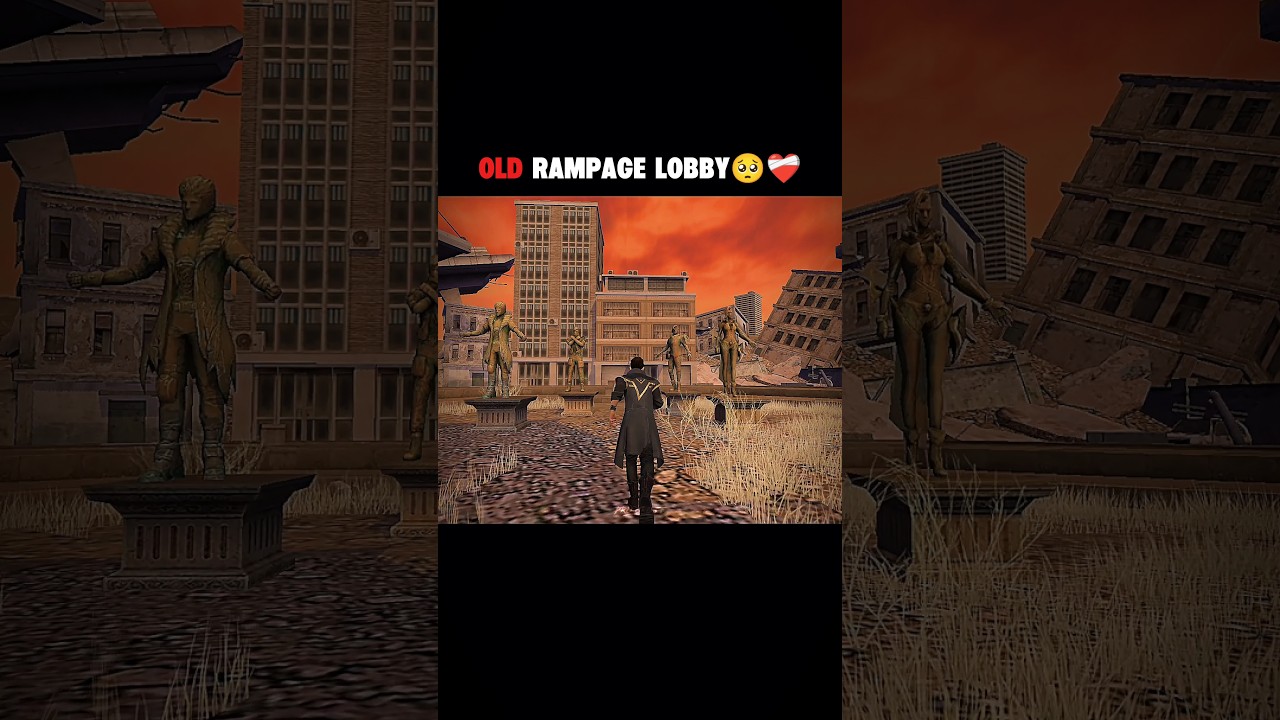 RAMPAGE LOBBY 🥺❤️‍🩹 Old Rampage Lobby Free Fire 💥 
