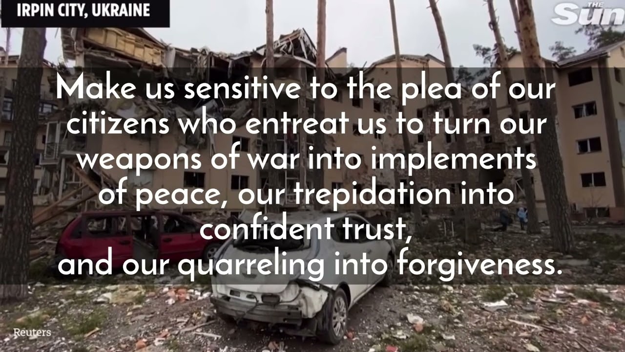Pope Francis’ Prayer for Peace 2022 (Russia-Ukraine War)
