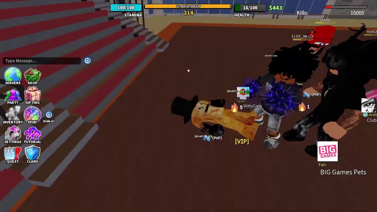 Getting Hitman in roblox Fight in a school