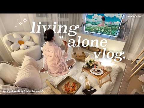 living alone & filling my own cup☆°˖ being single in your 20s is underrated, solo date ideas, vlog thumbnail