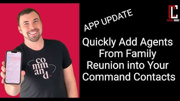Utilizing QR Codes for Mega Agent Camp/Family Reunion Follow up: Command App Update