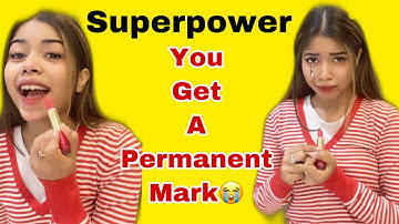 Superpower ~ You get a Permanent MARK on your Face but.. @PragatiVermaa @TriptiVerma