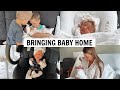 BRINGING BABY HOME + BOYS MEET THEIR BABY SISTER FOR THE FIRST TIME!