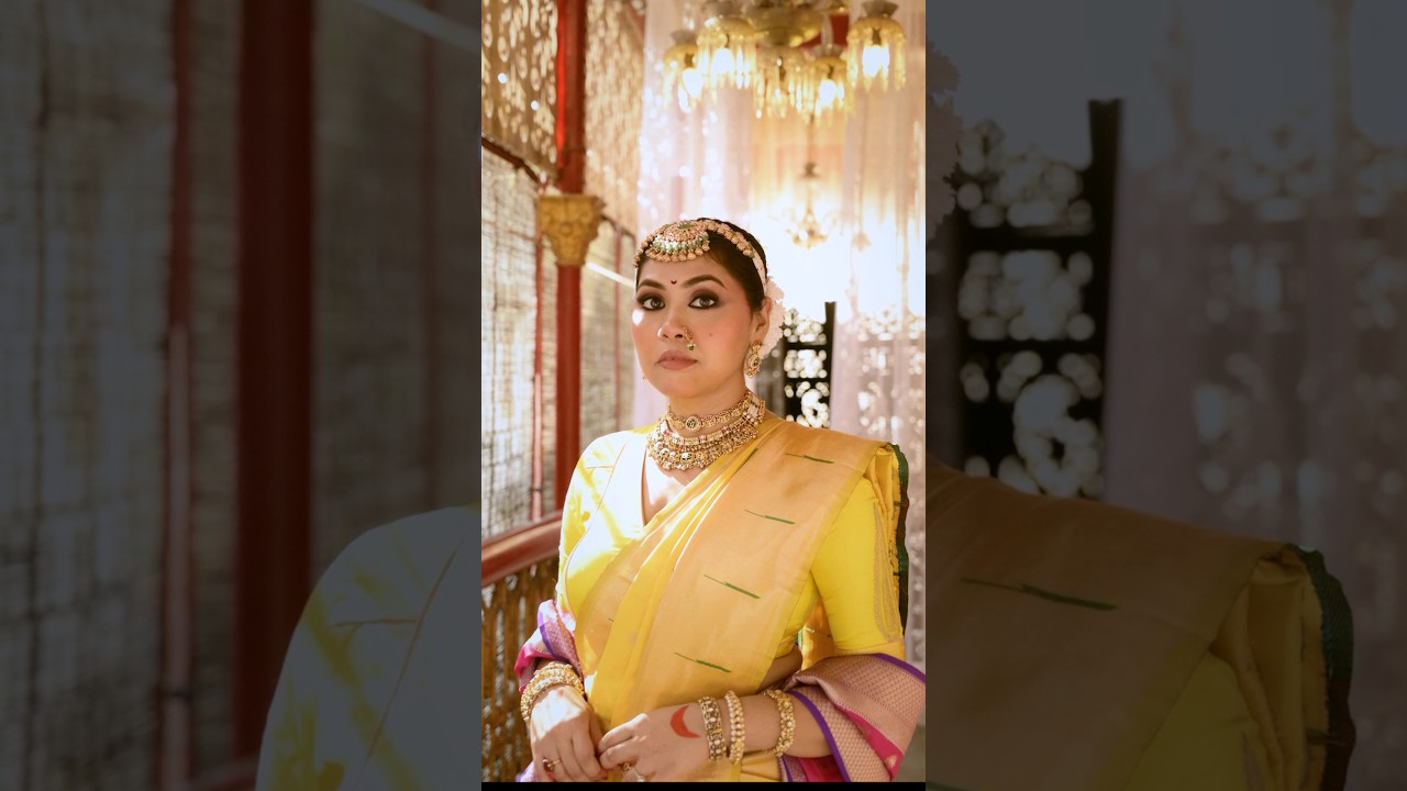 Wedding & Festive Mustard Yellow Paithani Silk Saree