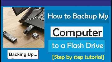 how to backup my computer to a flash drive