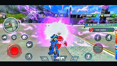 Flying Ambulance Dog Robot Car Game - Open World - Android Gameplay