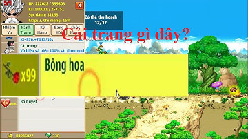 [Ngọc rồng online] Đổi 99 bông hoa được cải trang max ngon
