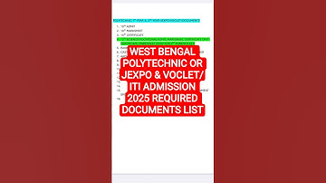 JEXPO/VOCLET MERIT LIST 2025 PUBLISH | WB ITI RANK CARD 2025 | JEXPO/VOCLET ADMISSION DOCUMENTS LIST