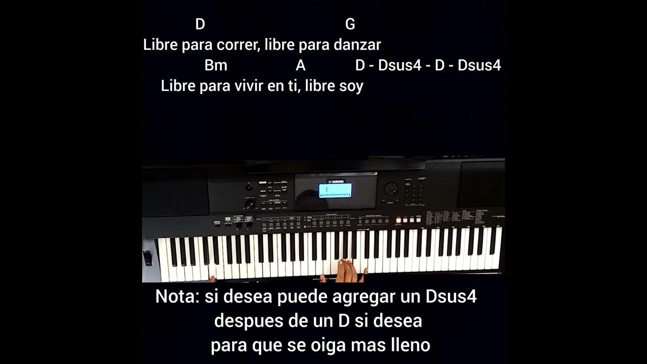Libre Soy David Scarpeta Letra Y Acordes Libre soy david scarpeta piano cover, tutorial ( Nota: Re ) - YouTube