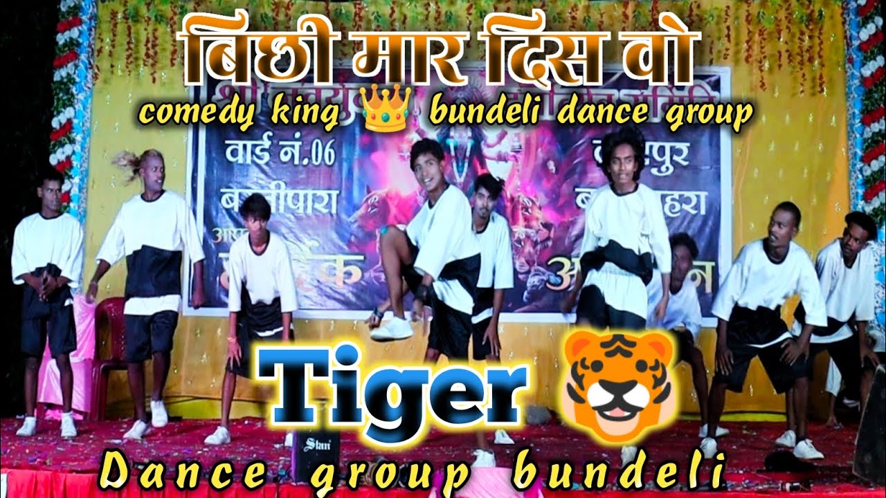 Tiger dance group bundeli | बिच्छी मार दिस वो | लालपुर डीजे डांस प्रतियोगिता बागबाहरा 