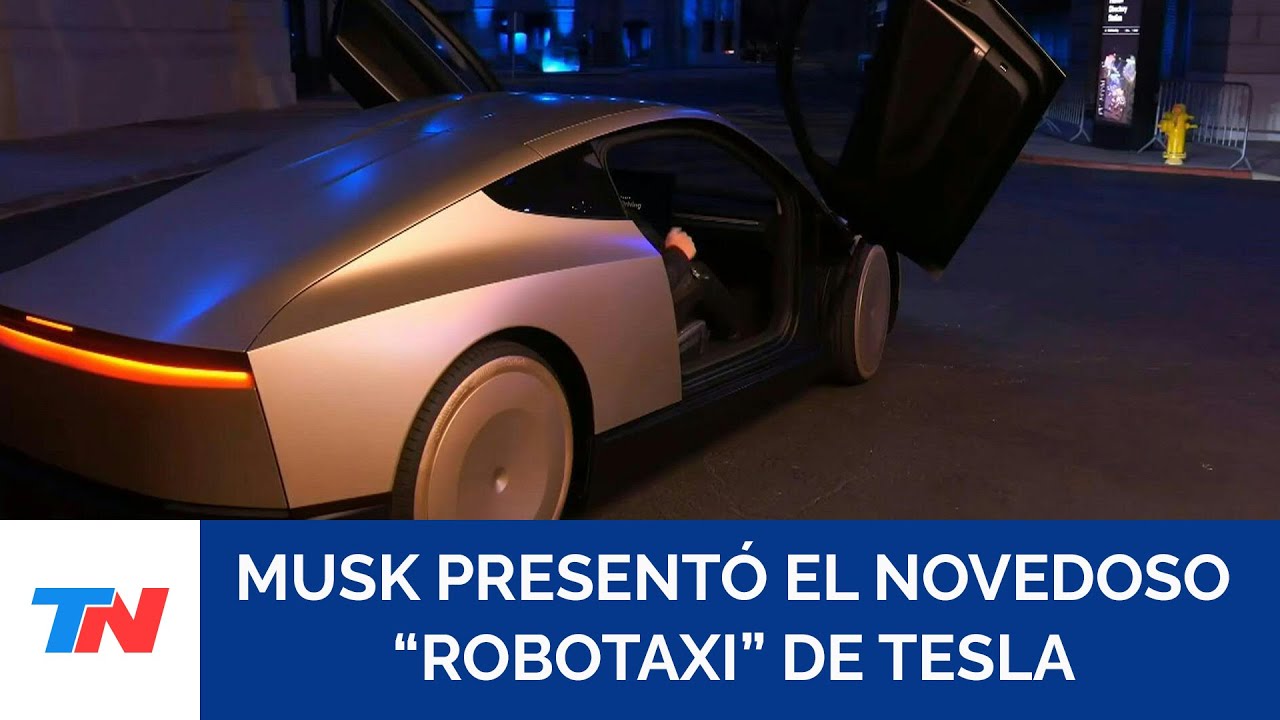 Elon Musk presentó el robotaxi de Tesla y prometió que llegará al ...