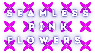 🌸 Pink Floral Poster Seamless | Aesthetic Loop Animation for Phone & Desktop