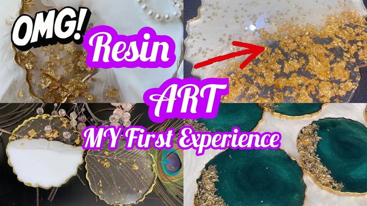 My First Ever Experience With Resin |Trying Resin Art For The First ...