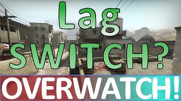 Is he using a LAG SWITCH? CS:GO OVERWATCH!