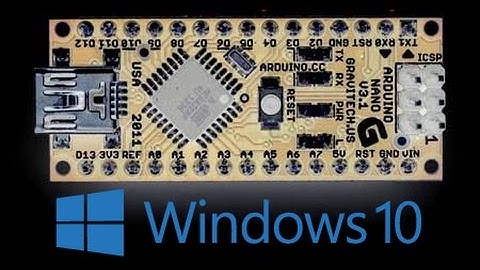 Arduino Nano (ch340g clone) drivers