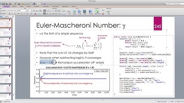 Java for Scientific Computing: Beta Function & Euler-Mascheroni constant