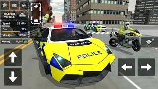 Us Special Police Force Game - Police Car Driving Motorbike Simulator - Android Gameplay screenshot 1