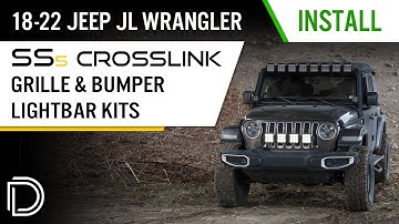 How To: Install Jeep JL Wrangler SS5 CrossLink Lightbar Kits | Diode Dynamics