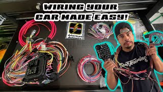 INSTALLING AMERICAN AUTO WIRE HARNESS  (part1)