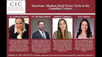 CIC Winnipeg: Sanctions: Modern Hard Power Tools in a Canadian Context