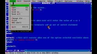 C/C++ Programming for beginners in turbo C++ Tutorial-4: Using switch statement and Goto statement