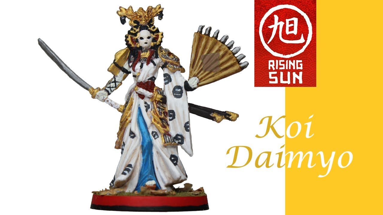 Rising Sun Painting: Koi Daimyo - YouTube