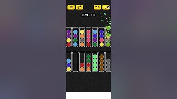Ball sort puzzle level 519 #ballsortpuzzle
