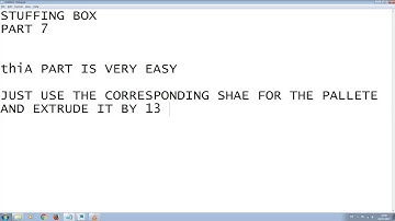 ANNA UNIVERSITY PRACTICAL EXAM (STUFFING BOX PART 7) in CREO 3