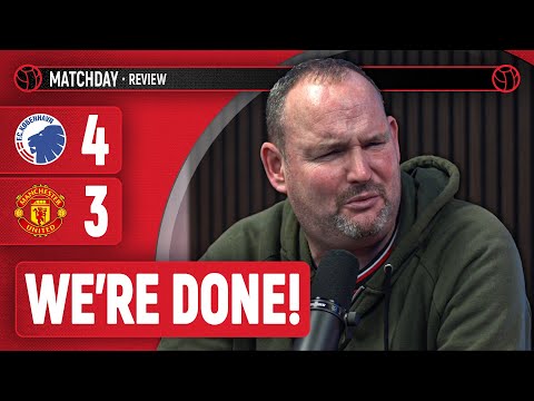 'We're Out!' | Andy Tate RANT | Copenhagen 4-3 Man United | Champions League