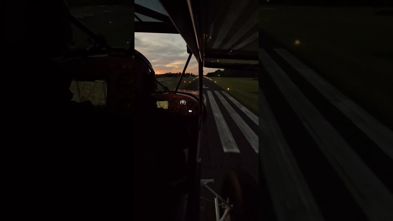 Slowly getting night current. Hard to beat night flying with the door open