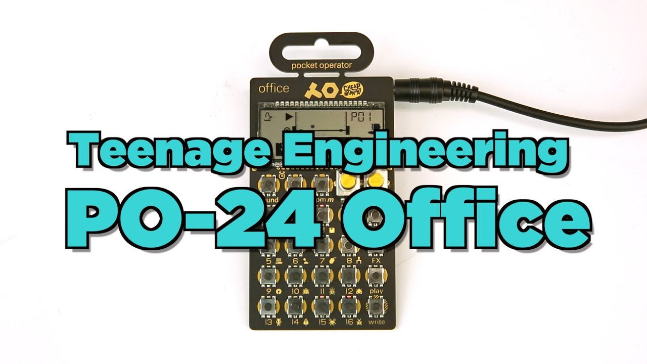 Teenage Engineering PO-24 Pocket Operator OFFICE NEW PERFECT CIRCUIT