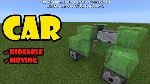 CAR | Minecraft PE Redstone Contraption | #pinoyyoutubersrule