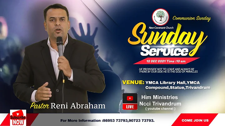 Brother Pr  Reni Abraham  Dec 2021 New Covenant Ch...