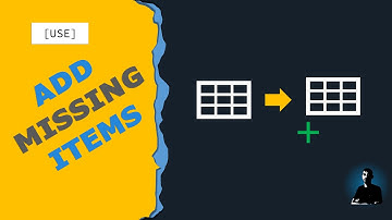 DAX - Manipulando Tabelas - ADDMISSINGITEMS