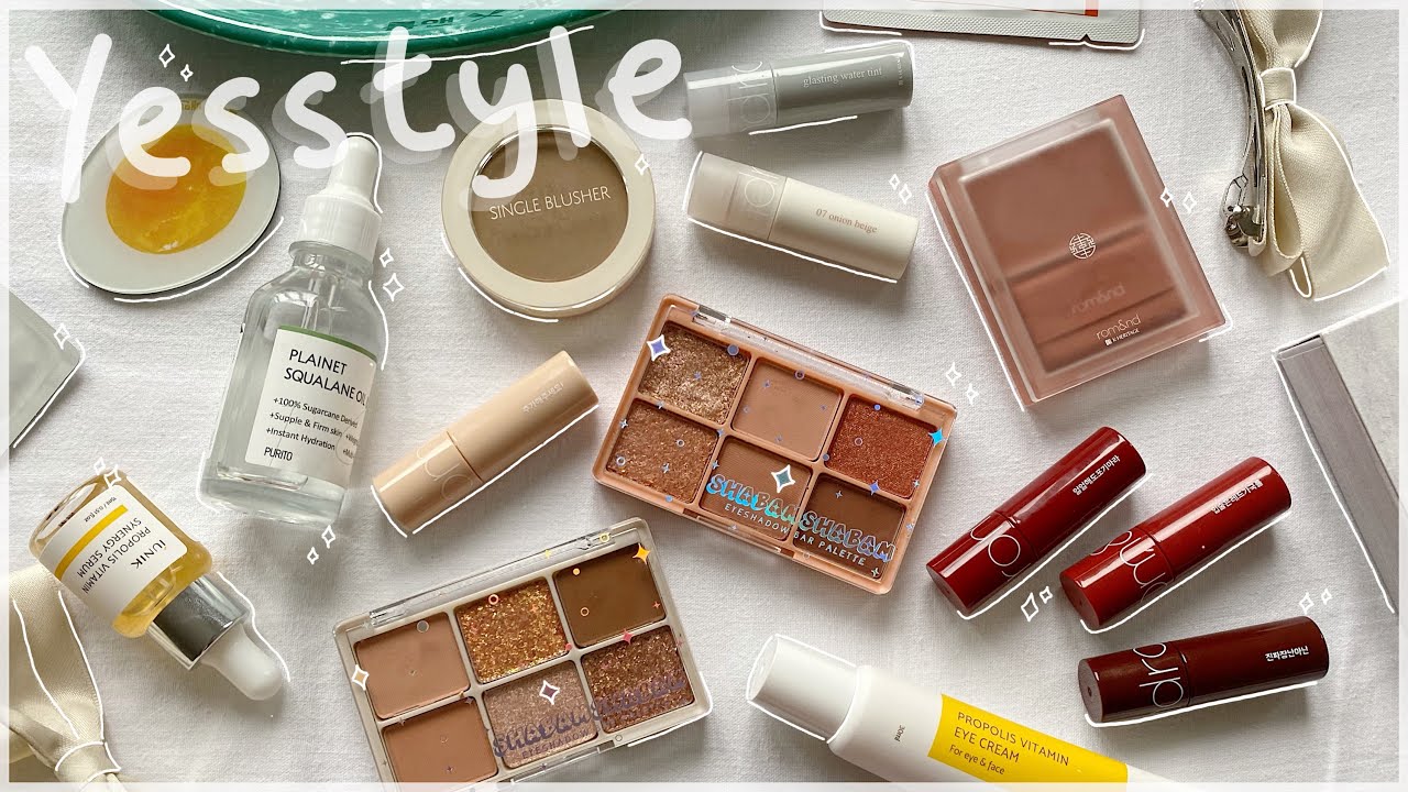 ✨be colorful makeup and skincare haul✨ ♡YesStyle♡