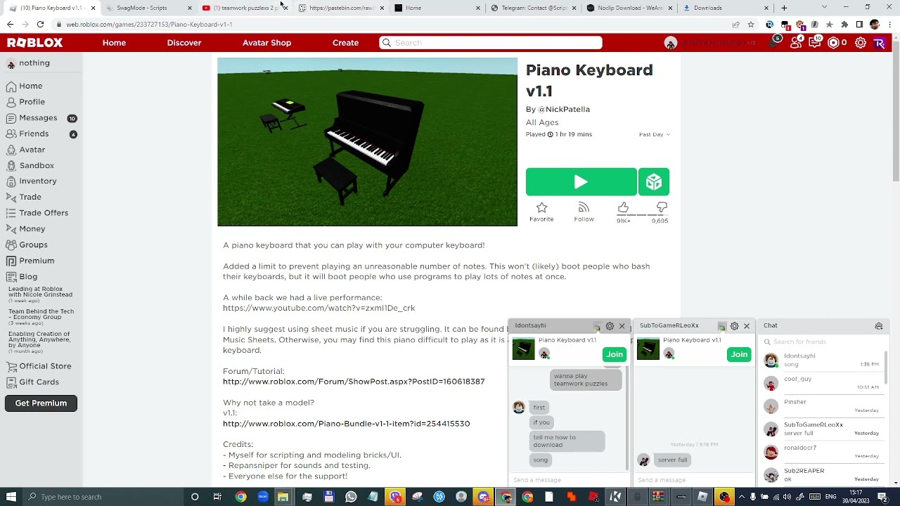 How To Autoplay In Roblox Piano YouTube 