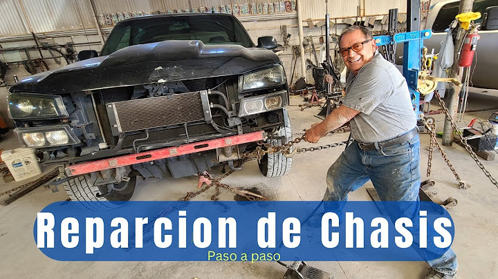 Como enderezar el chasis de tu camioneta. Paso a paso.