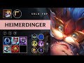 Heimerdinger Top vs K'Sante - EUW Challenger Patch 25.22