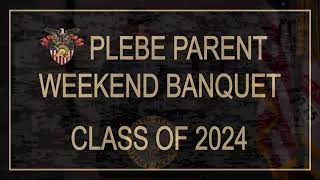 The Class of 2024 Plebe Parent Weekend Banquet
