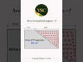 31. Find the area of marked region #vikalpstudycircle #maths #geometry #figures
