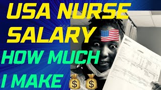 USA NURSE SALARY  2022| My HIGHEST and LOWEST salary on display | How much does a US RN make?