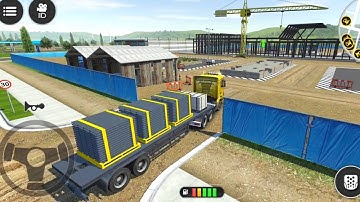 Transporting Material Crates To Site | Truck Drive Simulator 2020 Gameplay HD