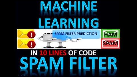 SPAM Filter with 10 lines of Codes (Scikit Learn library of Python)