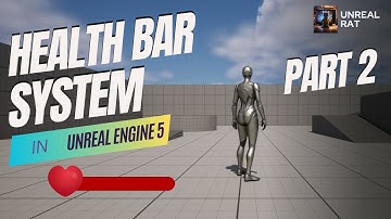 Health Bar System in Unreal Engine 5 Part 2 / Blueprint Tutorial