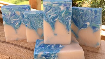 Linear Mantra Marbles Swirl in CP Soap