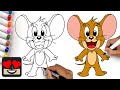 How to draw jerry  tom and jerry