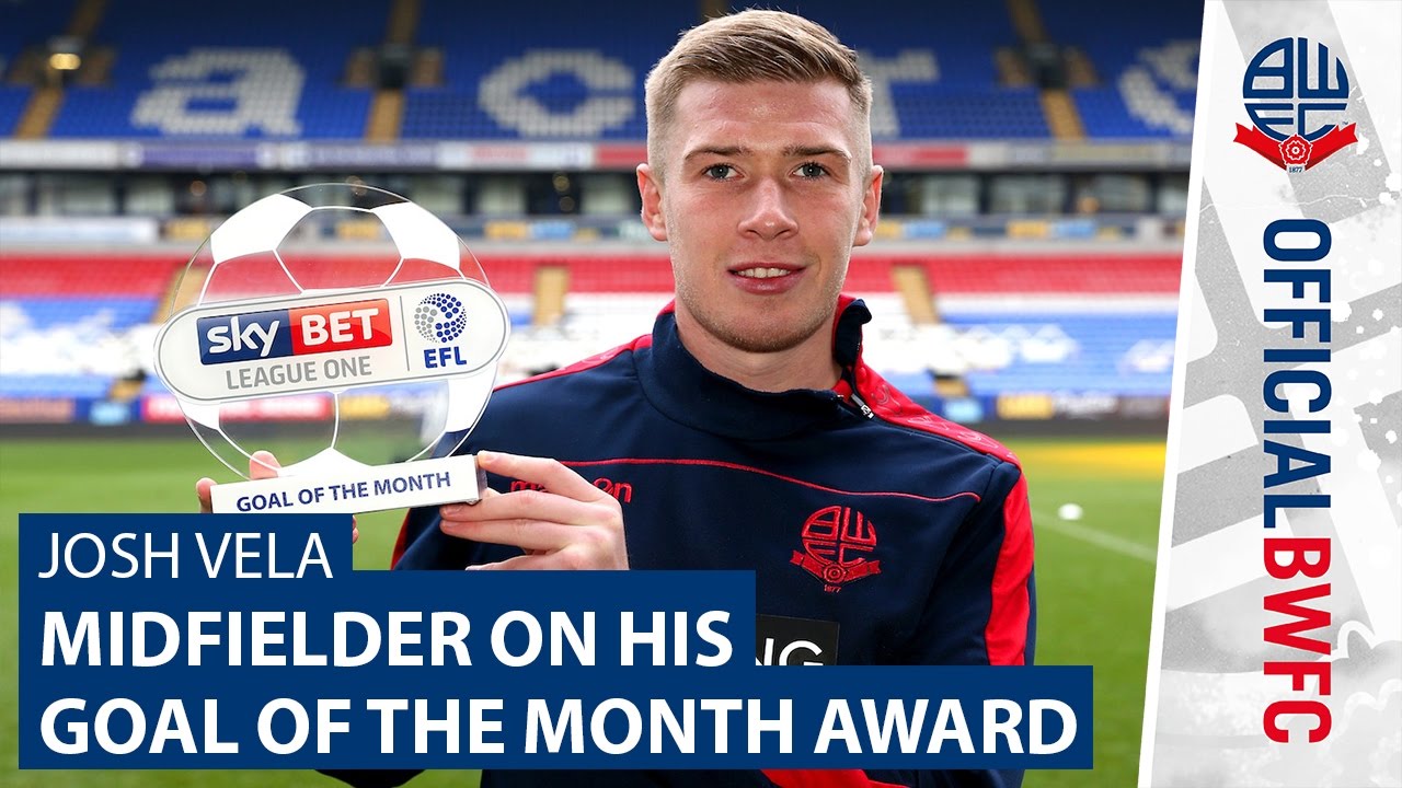 JOSH VELA | Midfielder on his November Goal of the Month award football score